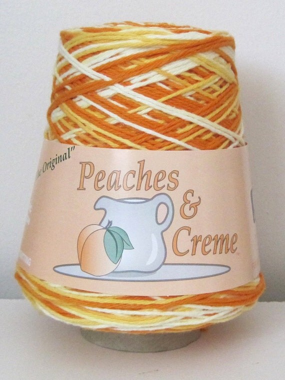 Peaches and Creme 14 ounce cone 100 cotton by