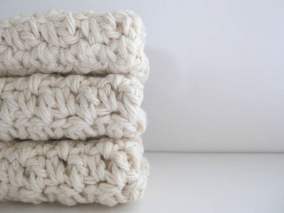 cotton crochet washcloth/face scrubbies AND you can pick the colors