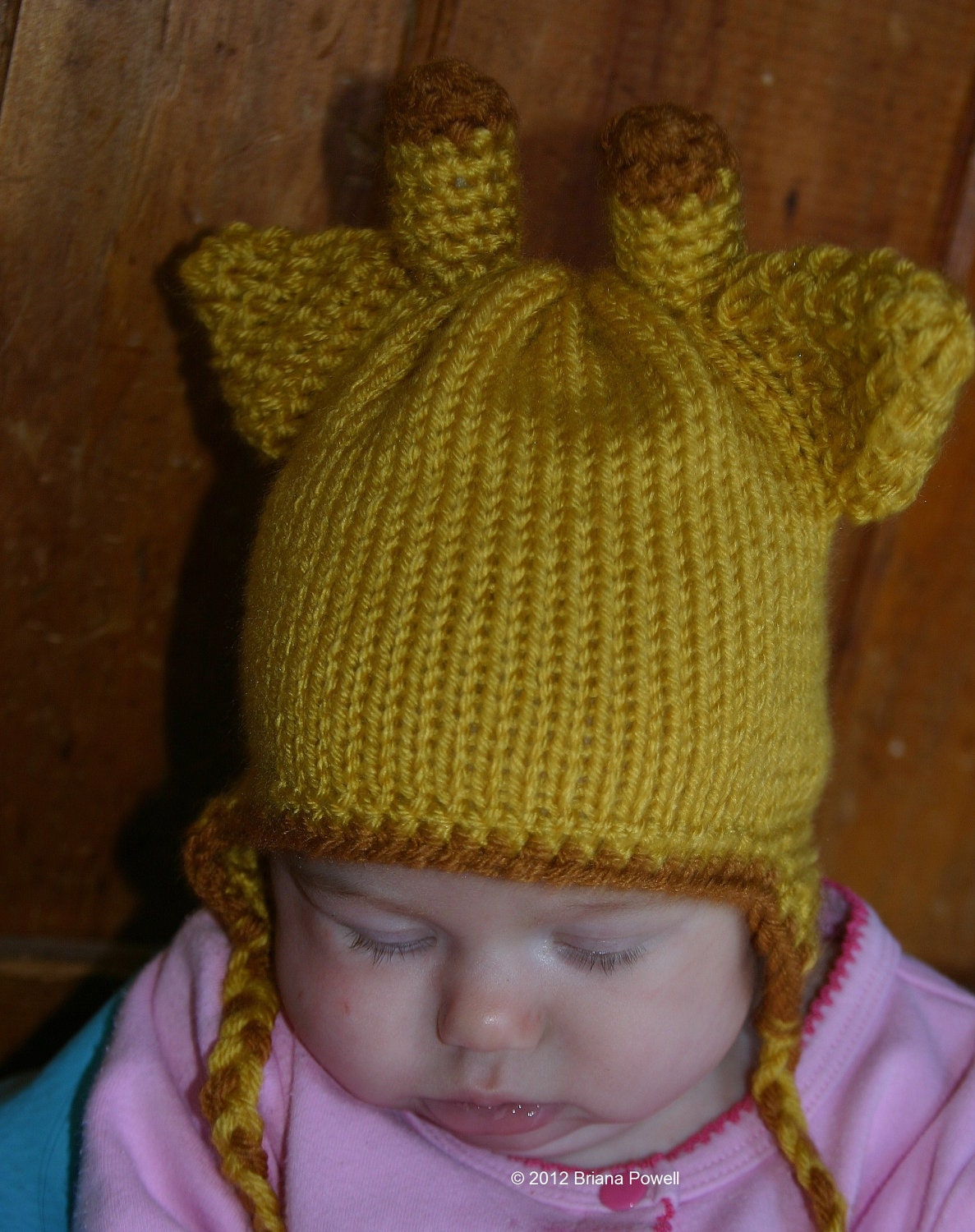 Giraffe Earflap Hat