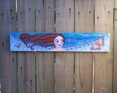 Folk Art Angel Original Painting Believe FREE SHIPPING