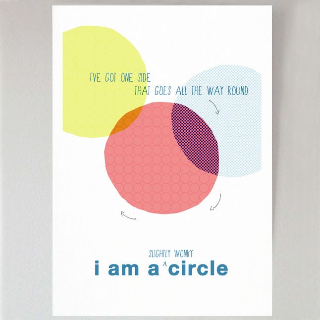 I am a Circle - large print