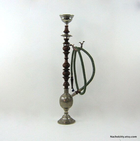 Arabian Smoking Hookah Pipe Complete Vintage Set by Nachokitty