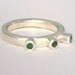 Chrome Diopside Unisex Gents Ladies Handmade Sterling 925 Silver Ring size 8.25