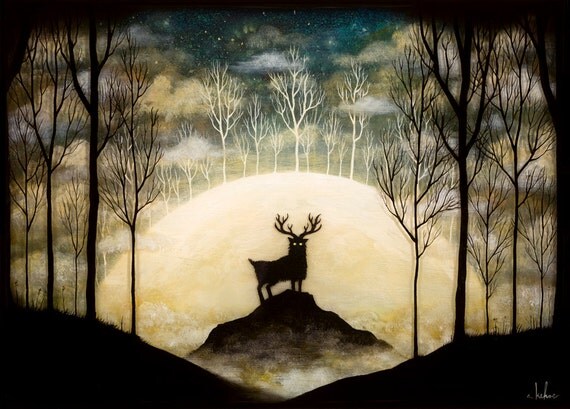 Isle of the Floating Moon Print
