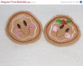 SALE Christmas boy and girl Gingerbread sucker covers set of 6 Quantity discount Great party favors Il_170x135
