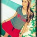 LOVE Hippie Vintage Red Flirty Mini Skirt