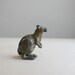 very old brass kangaroo