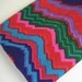 1.4Y Vintage Bright Woven Fabric with Zig Zag Design