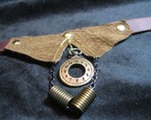 Steampunk Leather Choker - Chronomancer's Collar