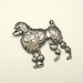 Vintage Sterling Brooch Poodle Binder Brothers P5500