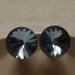 Vintage Weiss, Weiss rhinestone earrings, ice blue rhinestone, clip on earrings