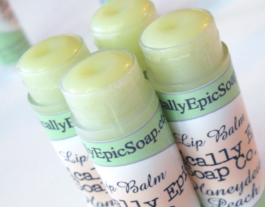 Honeydew Peach Epic Vegan Lip Balm