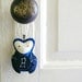 ORION Constellation Felt Owl // Galaxy Starry Sky // Midnight Blue Door Hanger by OrdinaryMommy on Etsy