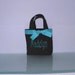 Maddie Size Monogrammed Black Tote