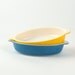 Blue and Yellow Pyrex Tableware Individual Casserole Ramekin