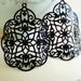Large Statement Earrings - Byzantine - Black - Fall Trends