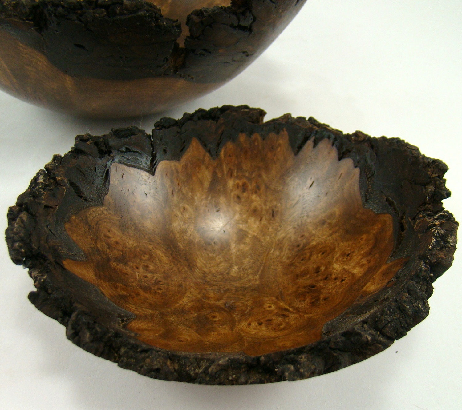 The Apple of Her Eye - Walnut Burl bowls