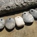 BEACH STONE Pendants Top Drilled Stones Stone Supply Lake Stone Jewelry CHARMS