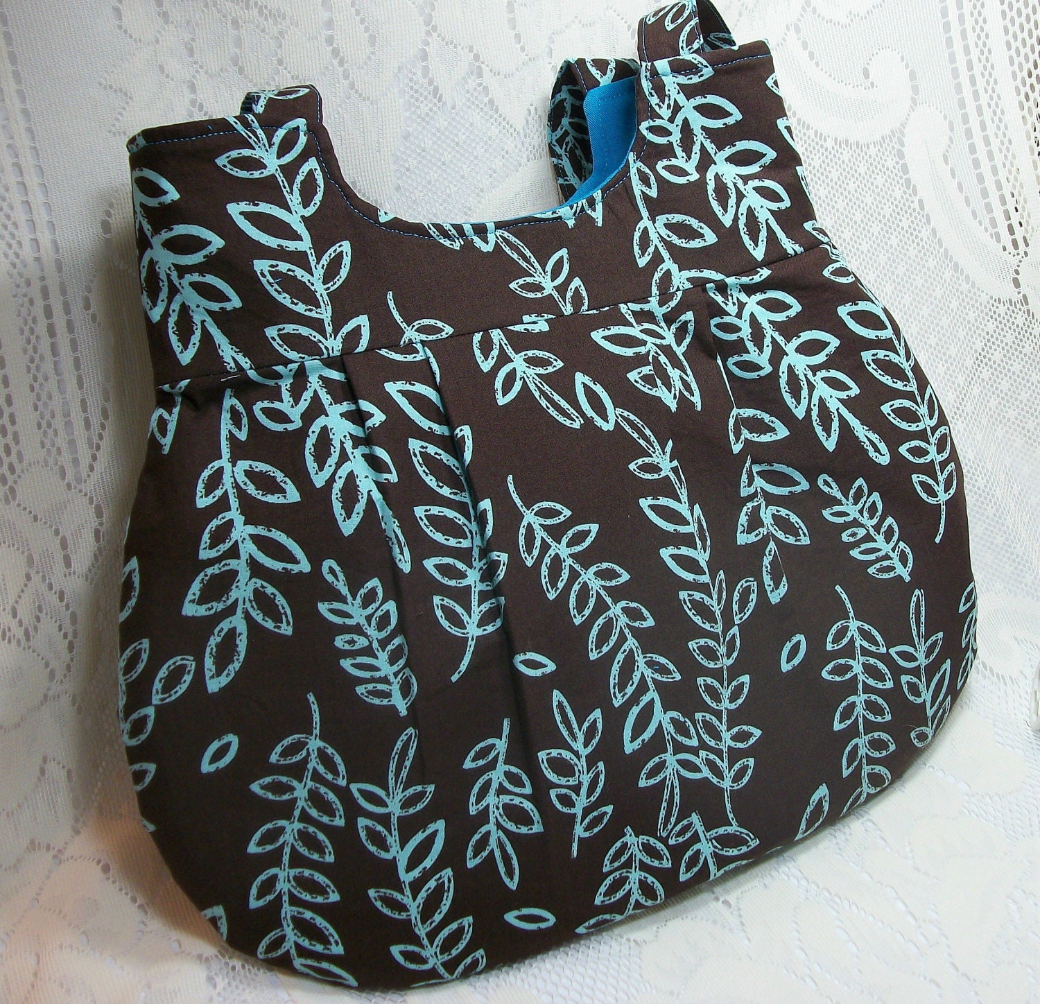 Bag Brown and Turquoise