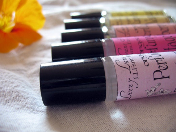 Spring Violet Perfume Oil in Glass Roll-on Perfume Bottle...FREE SHIPPING when ordered with another item