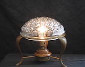 Nemo's Brain glass and copper table or accent lamp