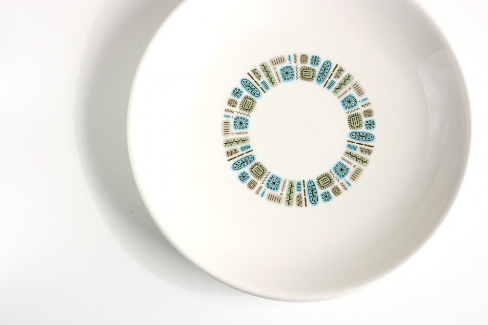 Mid Century Temporama Large Salad Bowls