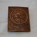 Vintage SANTA CLAUS for president 1927 Belt Buckle brass USA