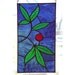 Botanical Stained Glass Panel - 6 x 11, garden, nature