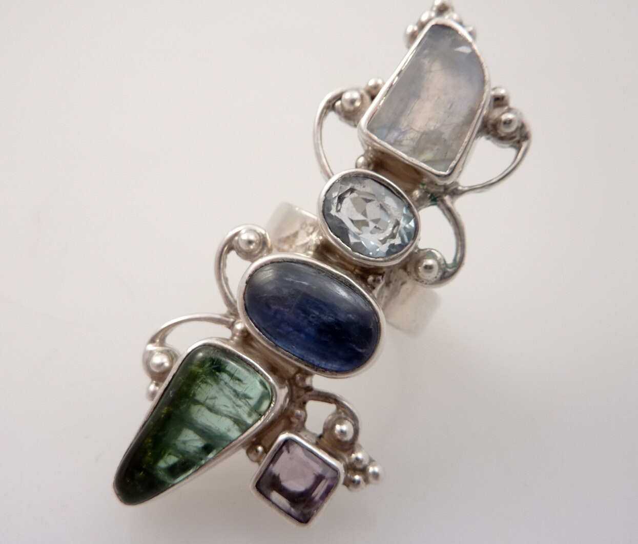 Vintage Sterling Size 5 3/4 Council of the Cold Stones Ring