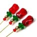 Counting Pins Needlepoint Marking Pins Red Green Gold Christmas