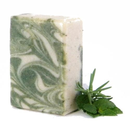 Rosemary Mint Soap with organic shea butter WILL NOT ship until June 21st