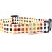 Fabric Collar Dog Colorful Dots