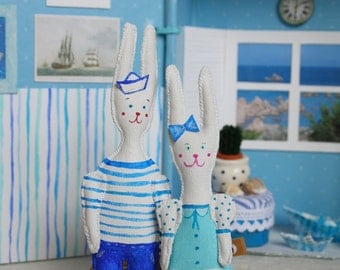 Dollhouse "Sea Bunny House ", OOAK