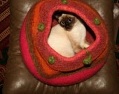 made to order cat bed cave