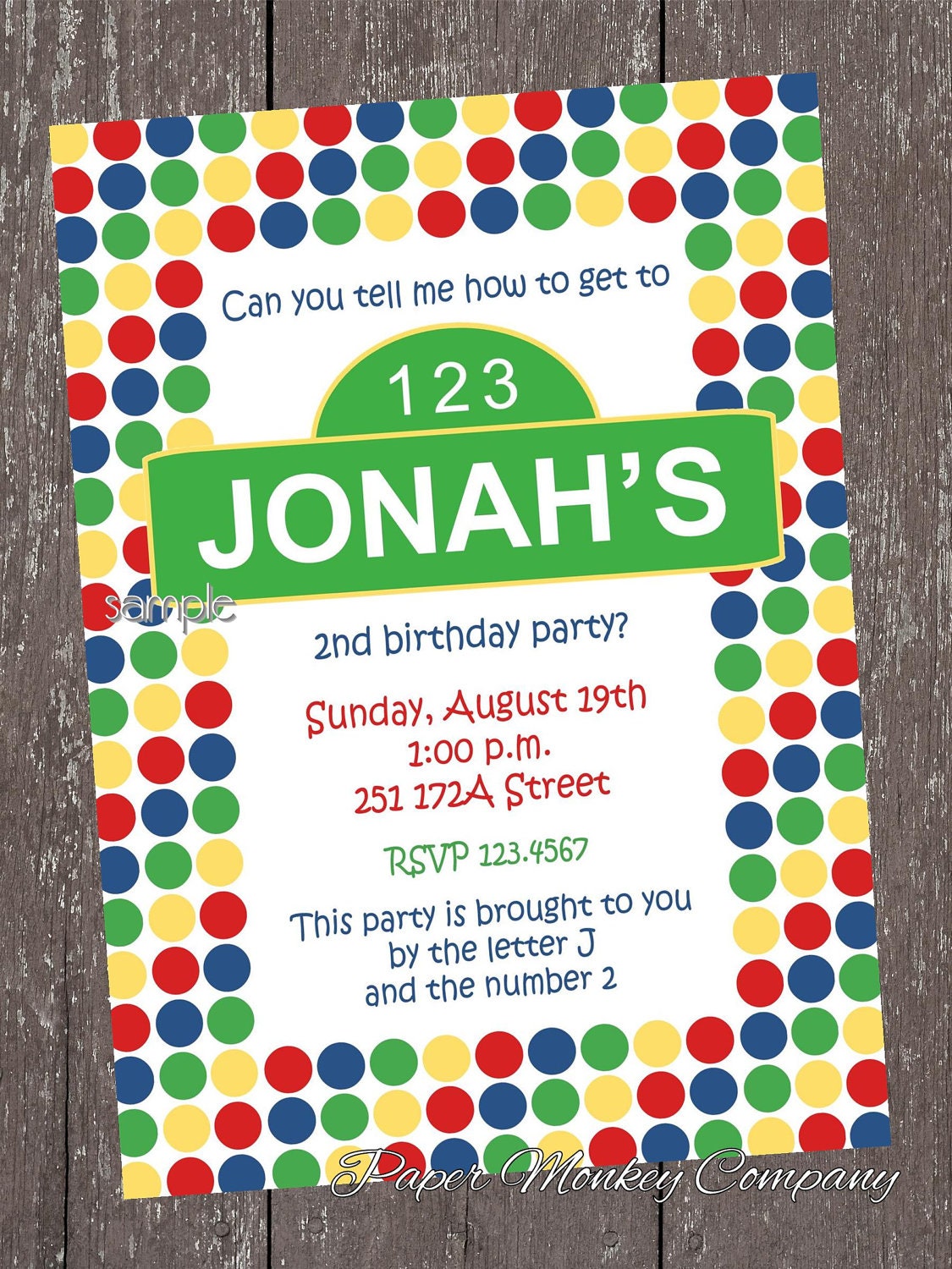 Sesame Street Birthday Invitations Il_570xn