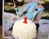 DIY Happy Birthday Cake Bunting Modern Construction Party