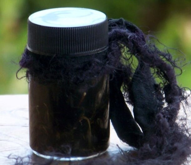 BLACK POOL Scrying and Divination Ritual Altar Spell Perfume Oil Magical Charged w/ Black Obsidian and Six Grael Herbs