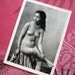 RESERVED for Abi- Vintage nude girl photo card, 1910/1920s - Please do not buy unless you're Abi. Thank you.