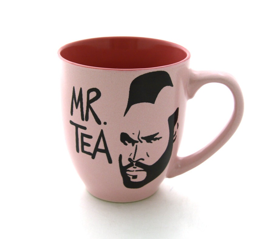 Mr T Tea Mug Pink