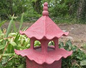 Curly Pagoda Fairy House Red