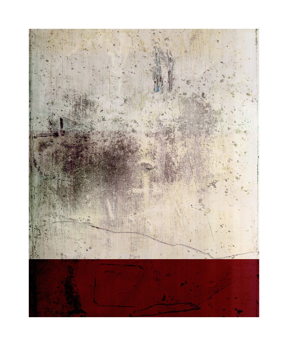 wall, no 4, 8x10 photograph print, abstract texture color block fine art decor