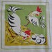 Vintage SOUVENIR Tablecloth Food