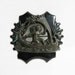 Antique Victorian Mourning Brooch - Goth - Gutta Percha - Angel -Cupid -Cherub- Sea Serpent -Gondola -1870s