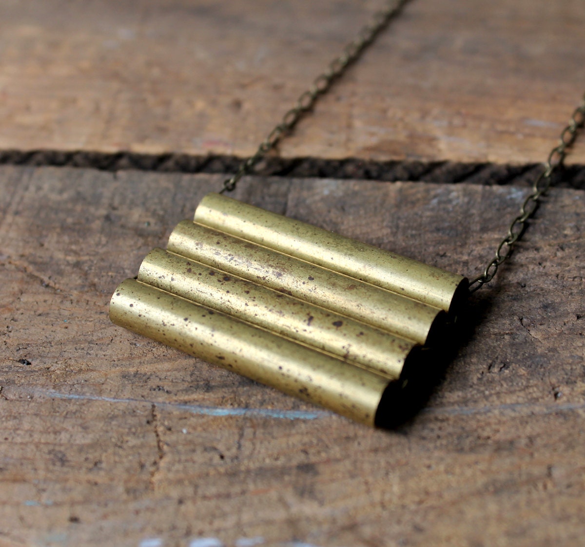 Fat Bar Ladder Necklace