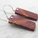 Red Creek Jasper Stone Sterling Rivet Earring Handmade Jewelry Wild Prairie Silver