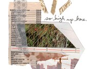 So High Up Here - 4x4 Mini Collage Print