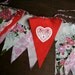 Bespoke wedding bunting
