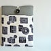 iPad Case or Samsung Galaxy Tablet Case Cover with Pocket and Padded - Cameras