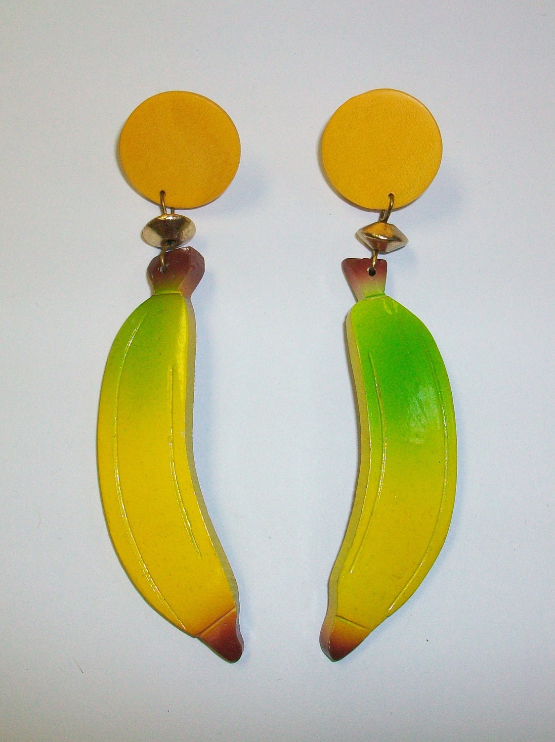 banana earrings