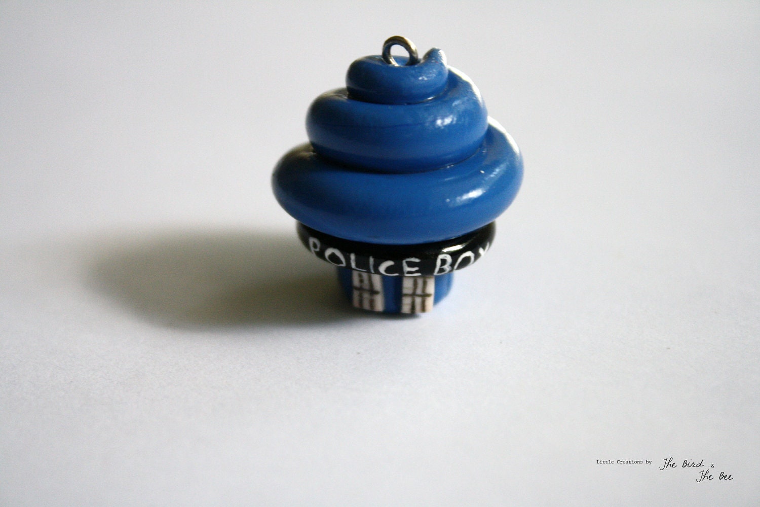 Tardis Cupcake Pendant